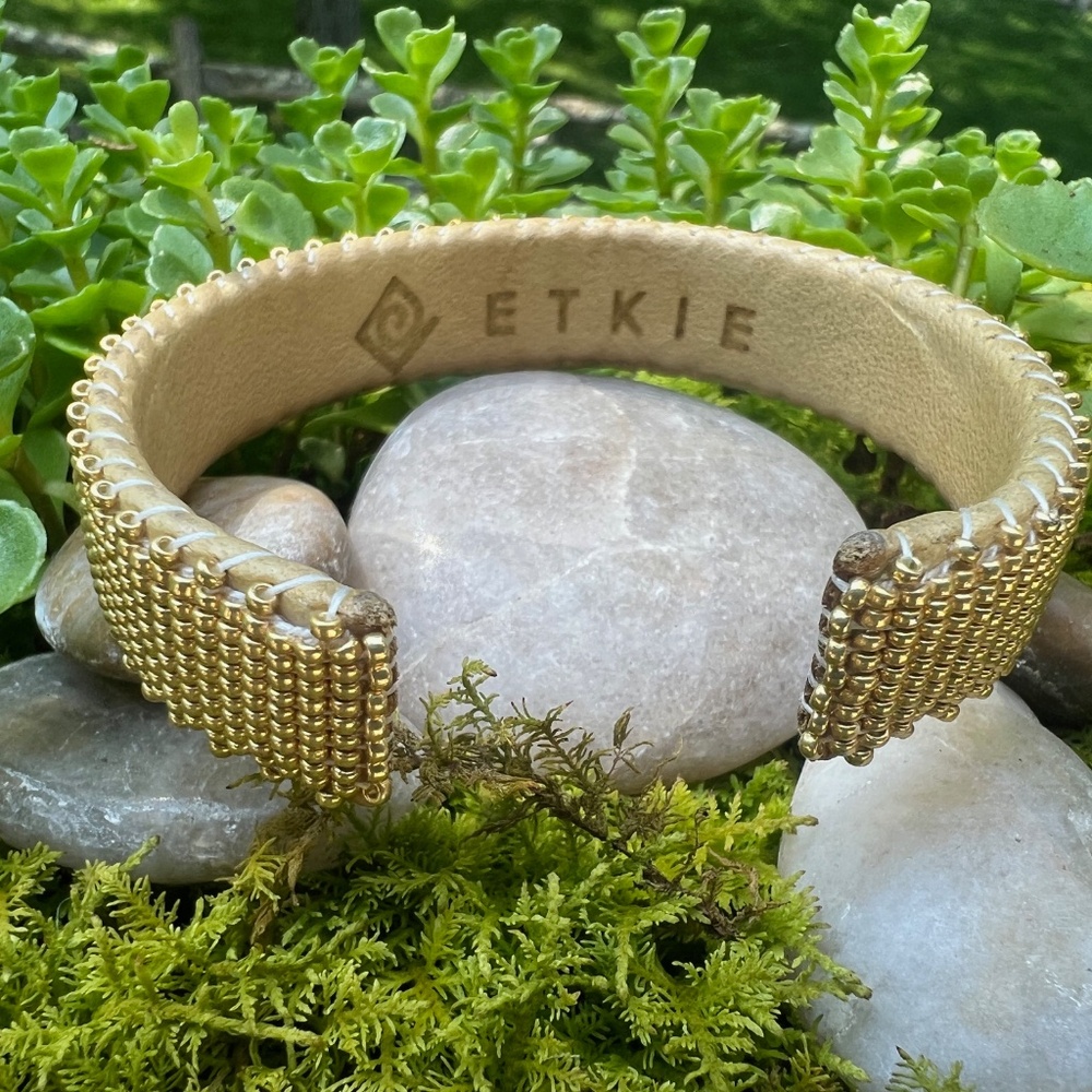 Etkie Beaded Cuff. Small Torian - Picture 6 of 6